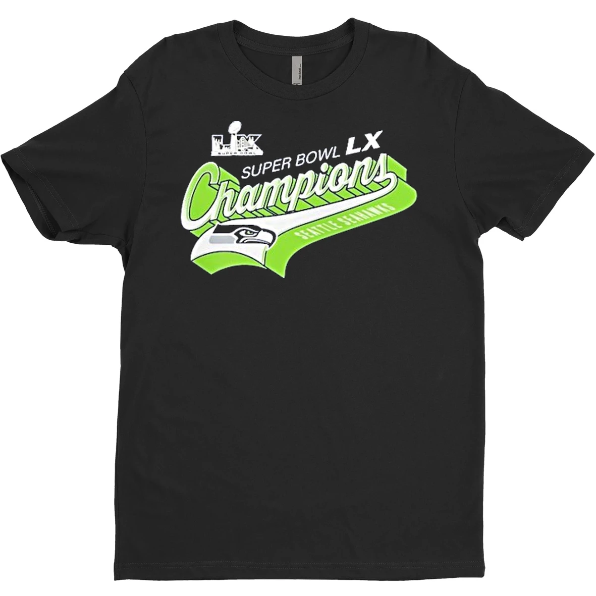 Original Seattle Seahawks Super Bowl Lx Champions Tailsweep T Shirt Sweater