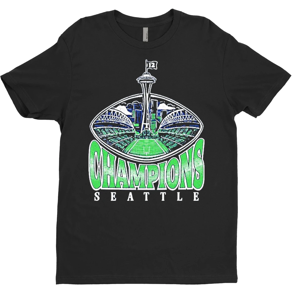 Original Seattle Seahawks Super Bowl Lx World Champions Stadium 2025 T Shirt Sweater
