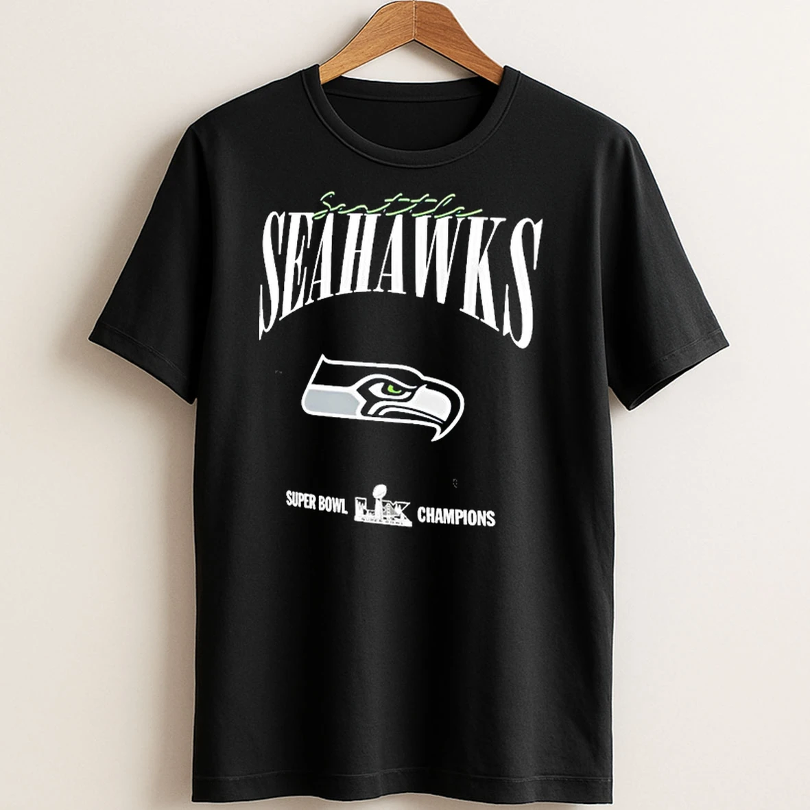Original Seattle Seahawks Wear By Erin Andrews Super Bowl Lx Champions T Shirt Sweater