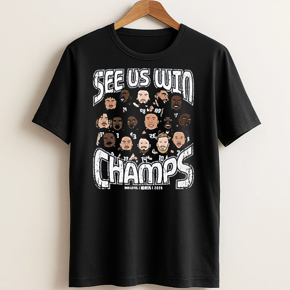 Original See Us Win Seattle Seahawks Super Bowl Lx Champions 2025 Caricature T Shirt Sweater