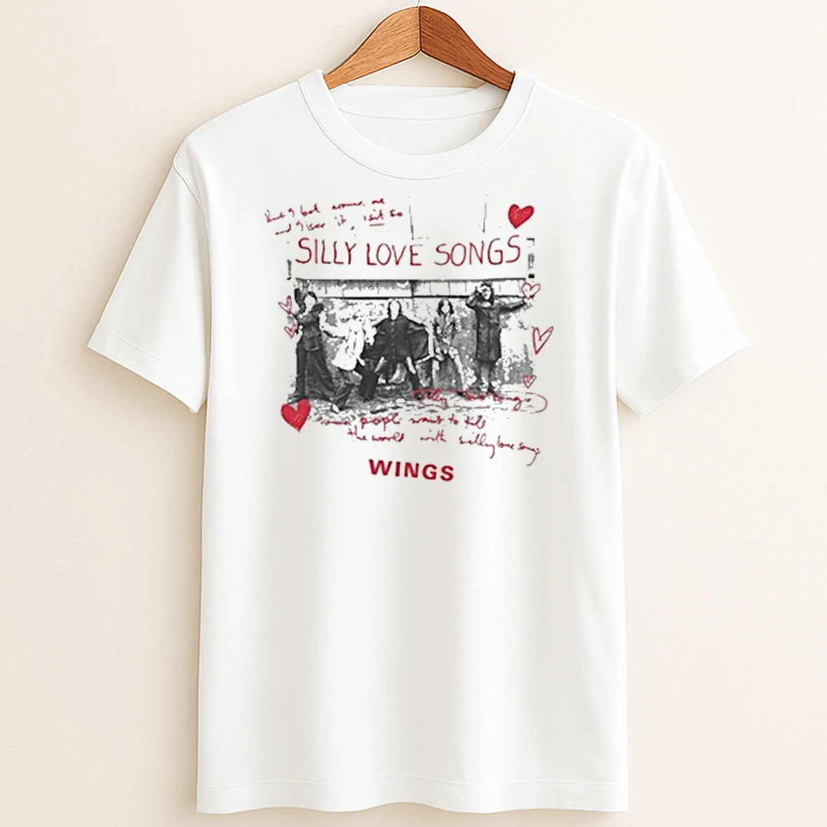 Original Silly Love Songs Wings T Shirt Sweater