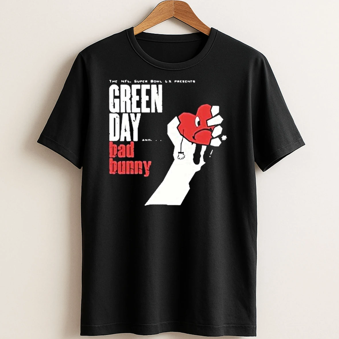 Original Super Bowl Lx Green Day Bad Bunny T Shirt Sweater