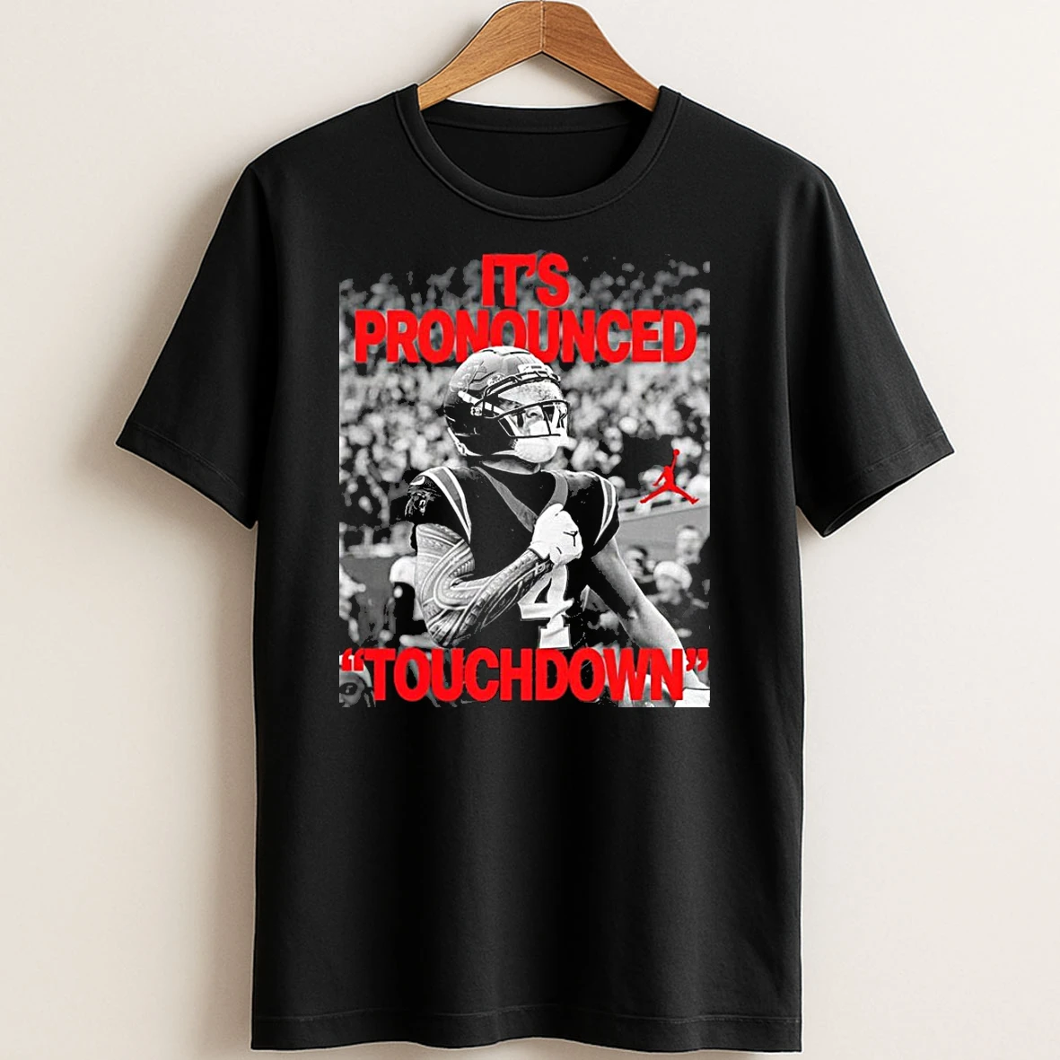 Original Tetairoa Mcmillan Carolina Panthers X Jordan Its Pronounced Touchdown T Shirt Sweater
