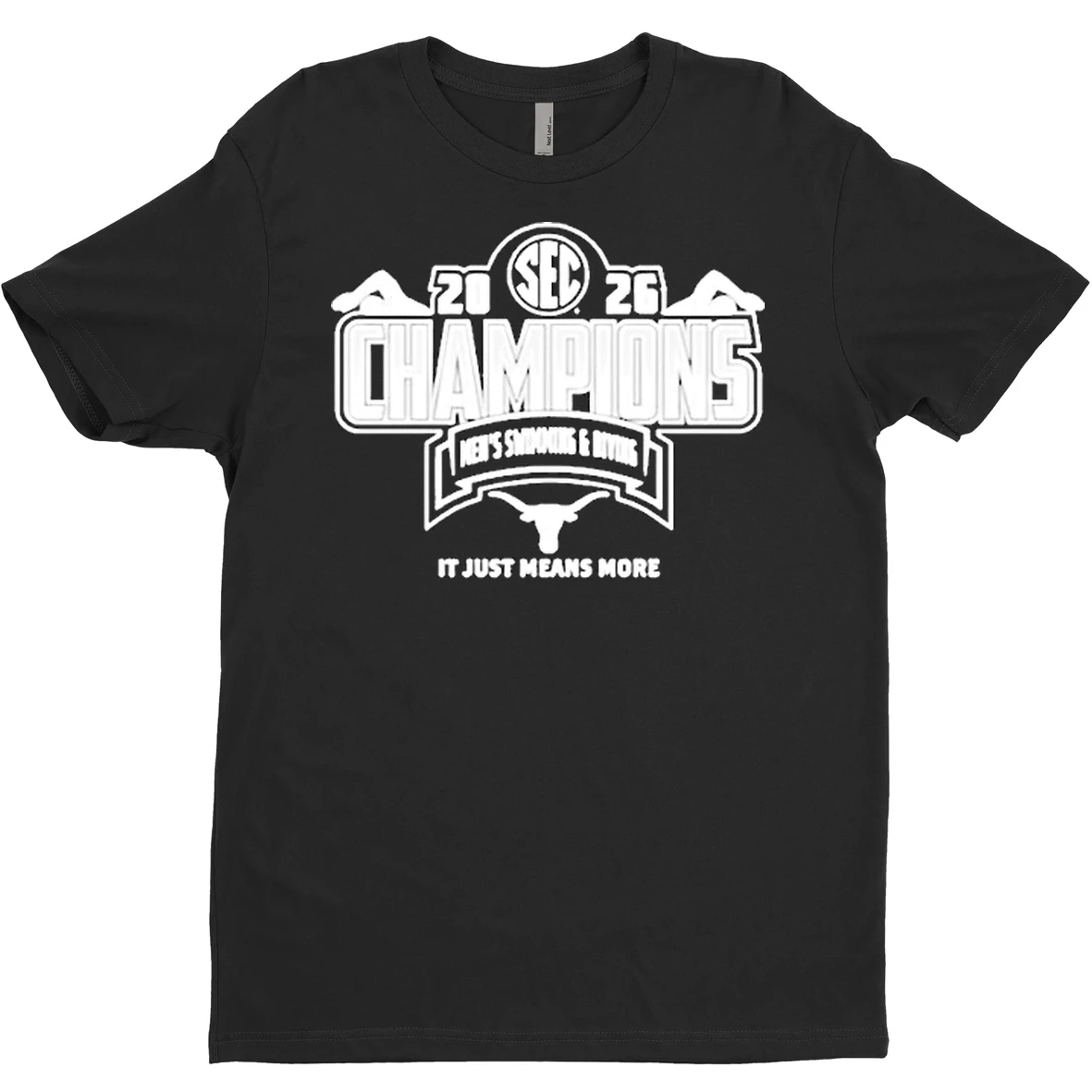 Original Texas Longhorns 2026 Sec Mens Swimming Diving Champions Locker Room T Shirt Sweater