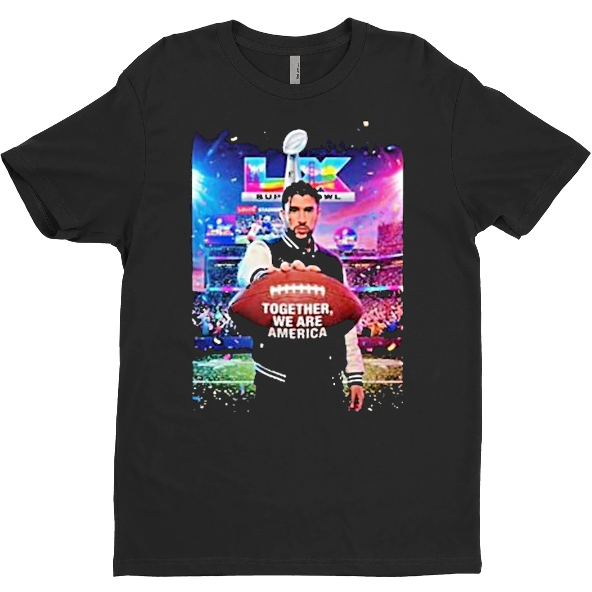 Original Together We Are America Bad Bunny Super Bowl Lx T Shirt Sweater