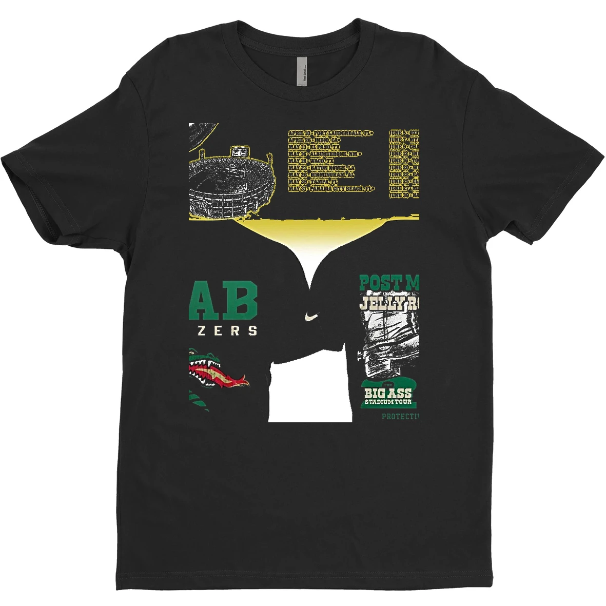 Original Uab Blazers X Post Malone Jelly Roll 2026 The Big Ass Stadium Tour Part 2 T Shirt Sweater