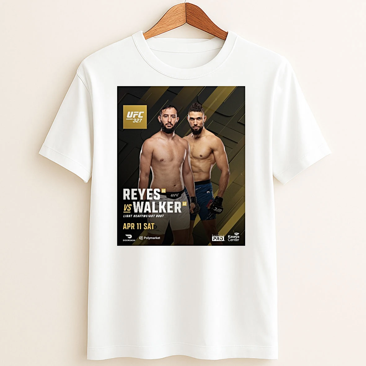 Original Ufc 327 Reyes Vs Walker Light Heavyweight Bout April 11 2026 T Shirt Sweater