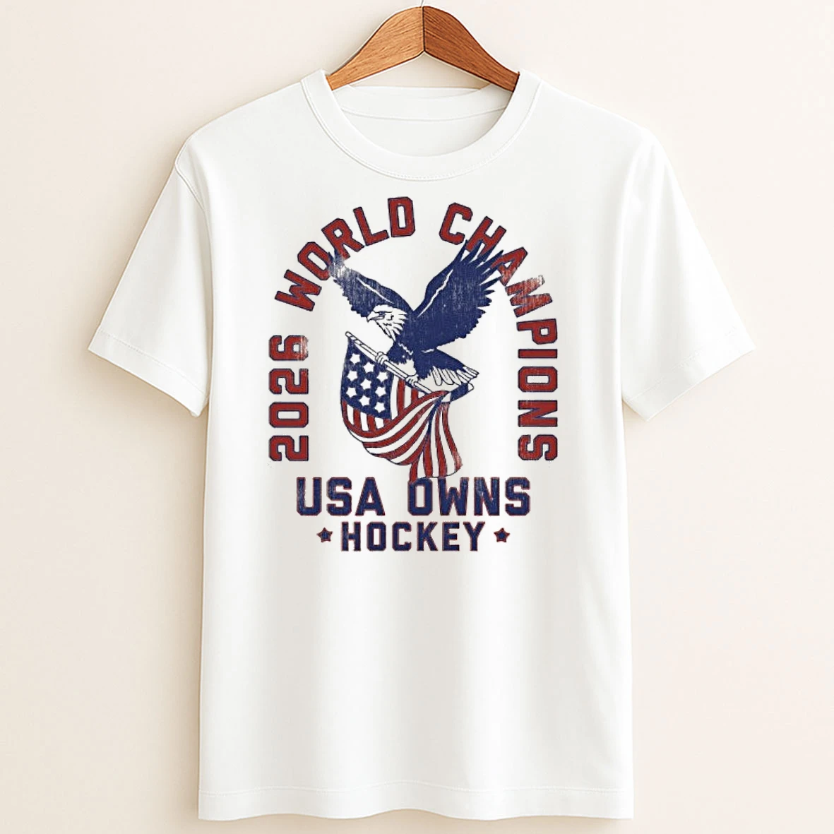 Original Usa Owns Hockey 2026 World Champions T Shirt Sweater