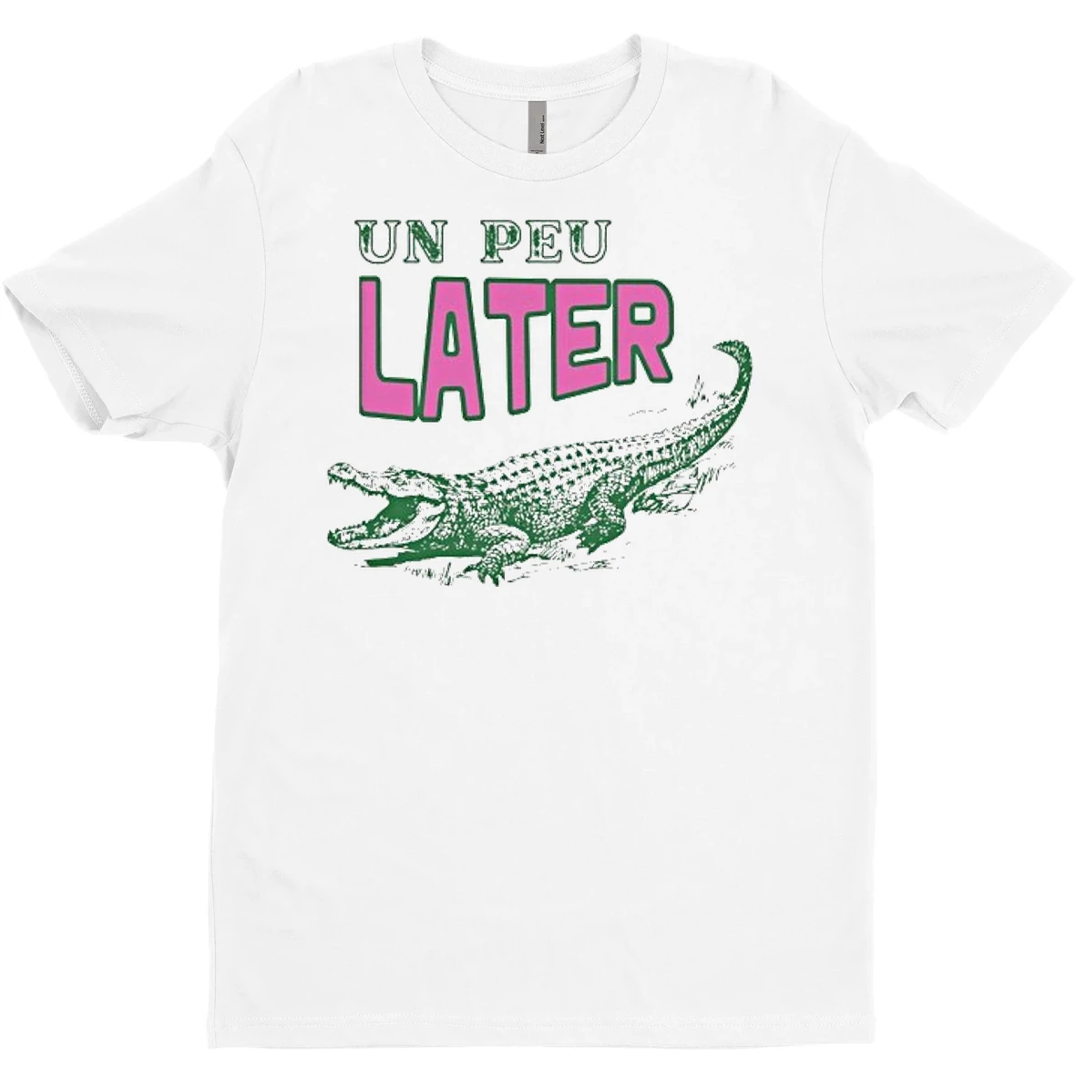 Original Un Peu Later Alligator French T Shirt Sweater