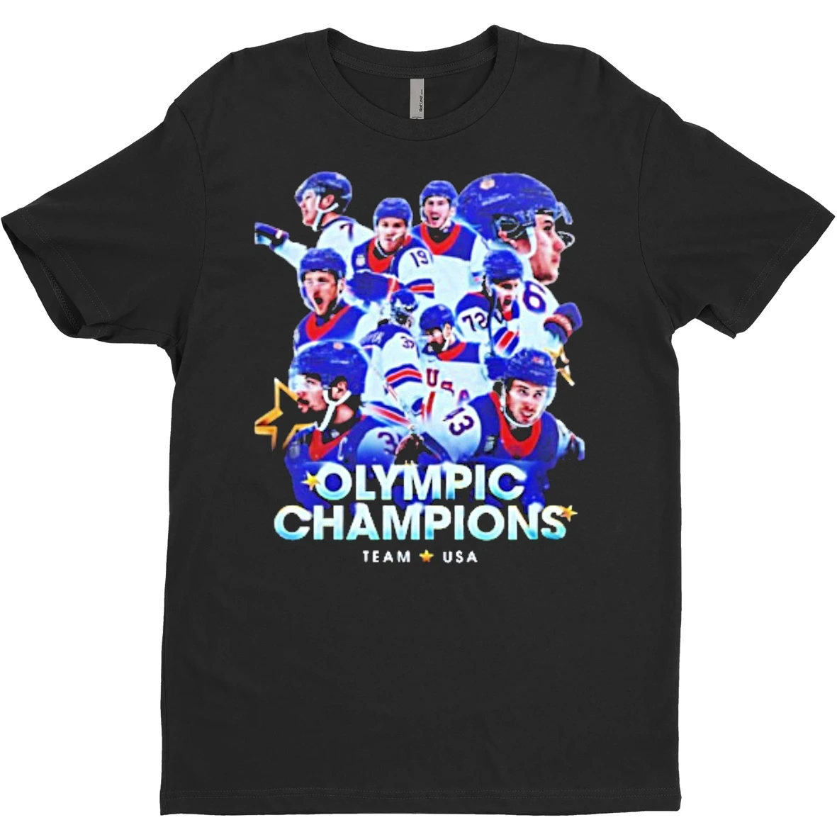 Original Usa Mens Olympic Hockey Team Winter Olympic Milano Cortina 2026 Gold Medal Champions T Shirt Sweater