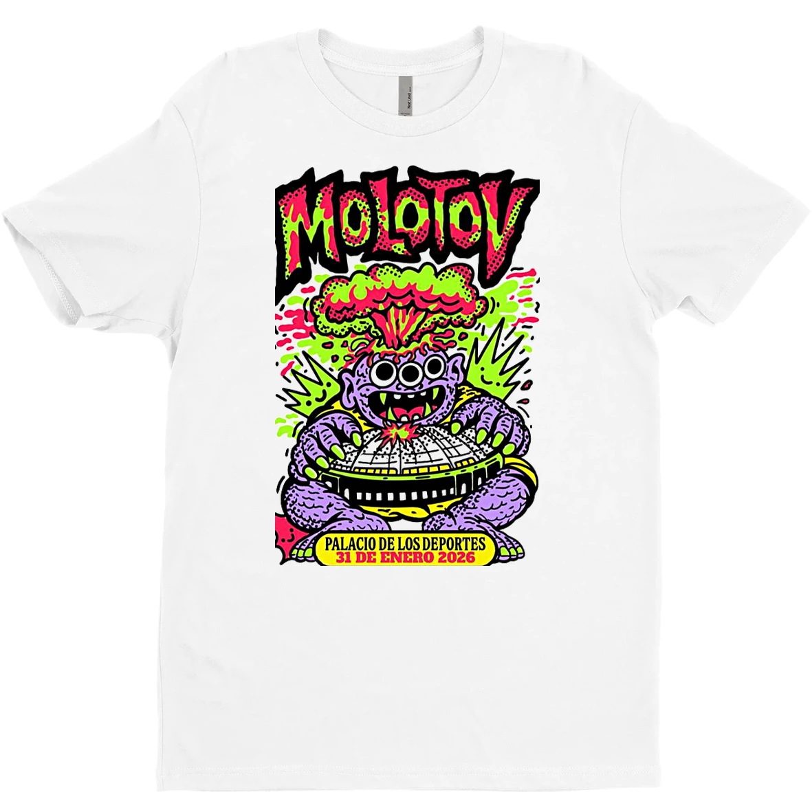 Original Molotov Palacio De Los Deportes January 31 2026 Concert T Shirt Sweater