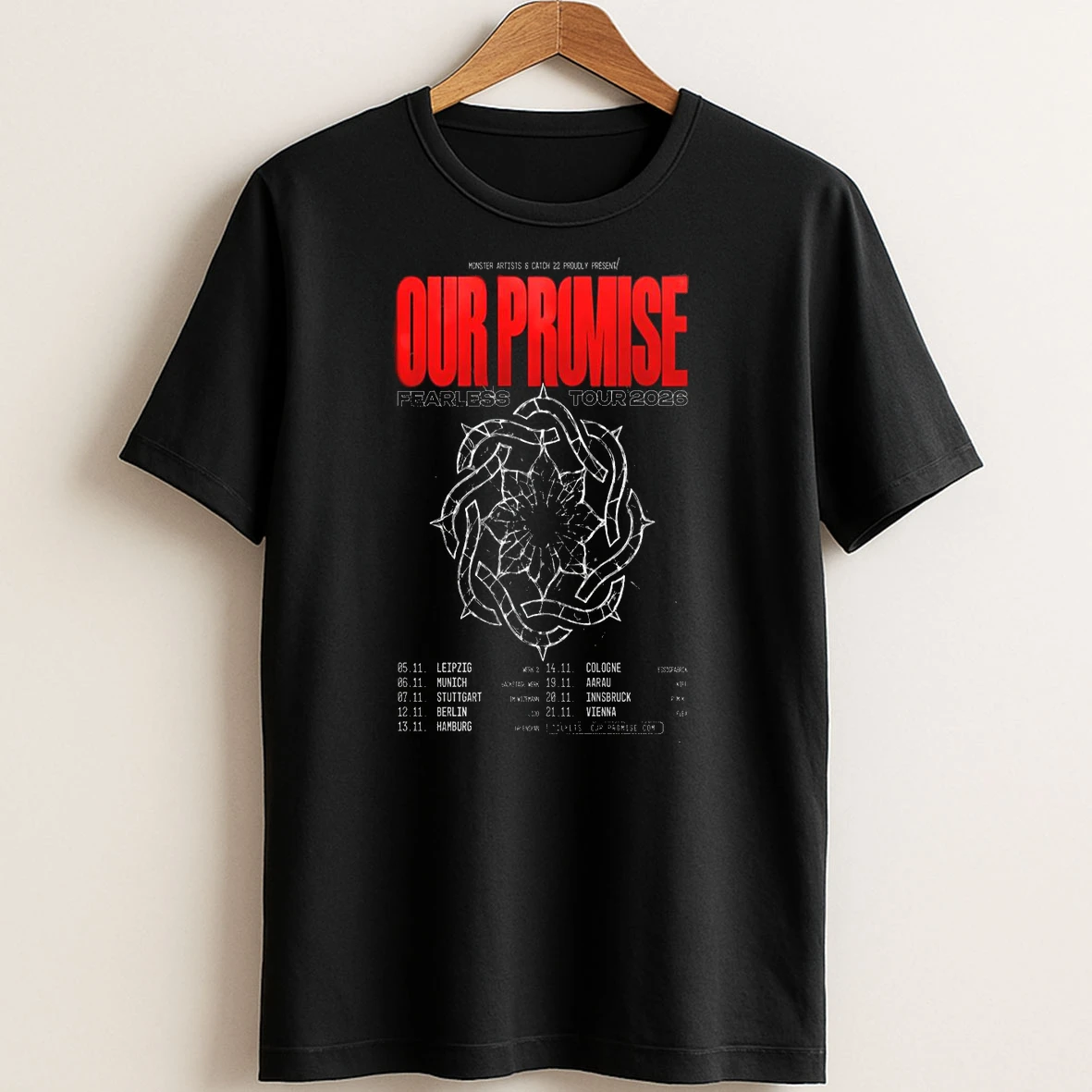 Original Our Promise Fearless Tour 2026 T Shirt Sweater