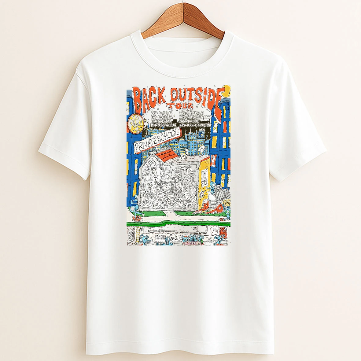 Original Private School Back Outside Tour February 2026 T Shirt Sweater