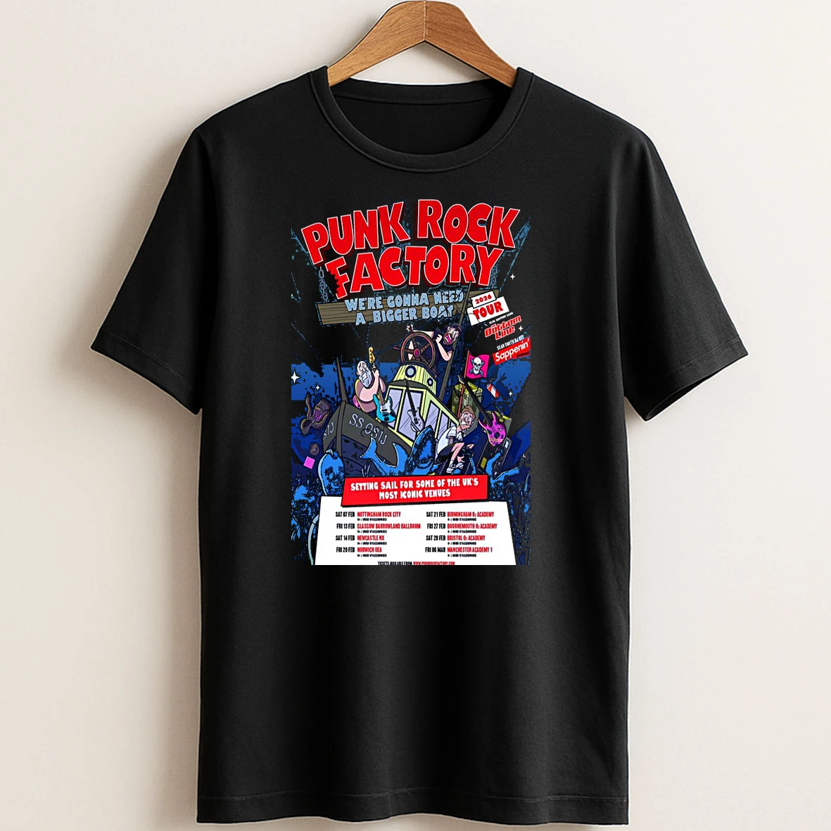 Original Punk Rock Factory February 2026 T Shirt Sweater