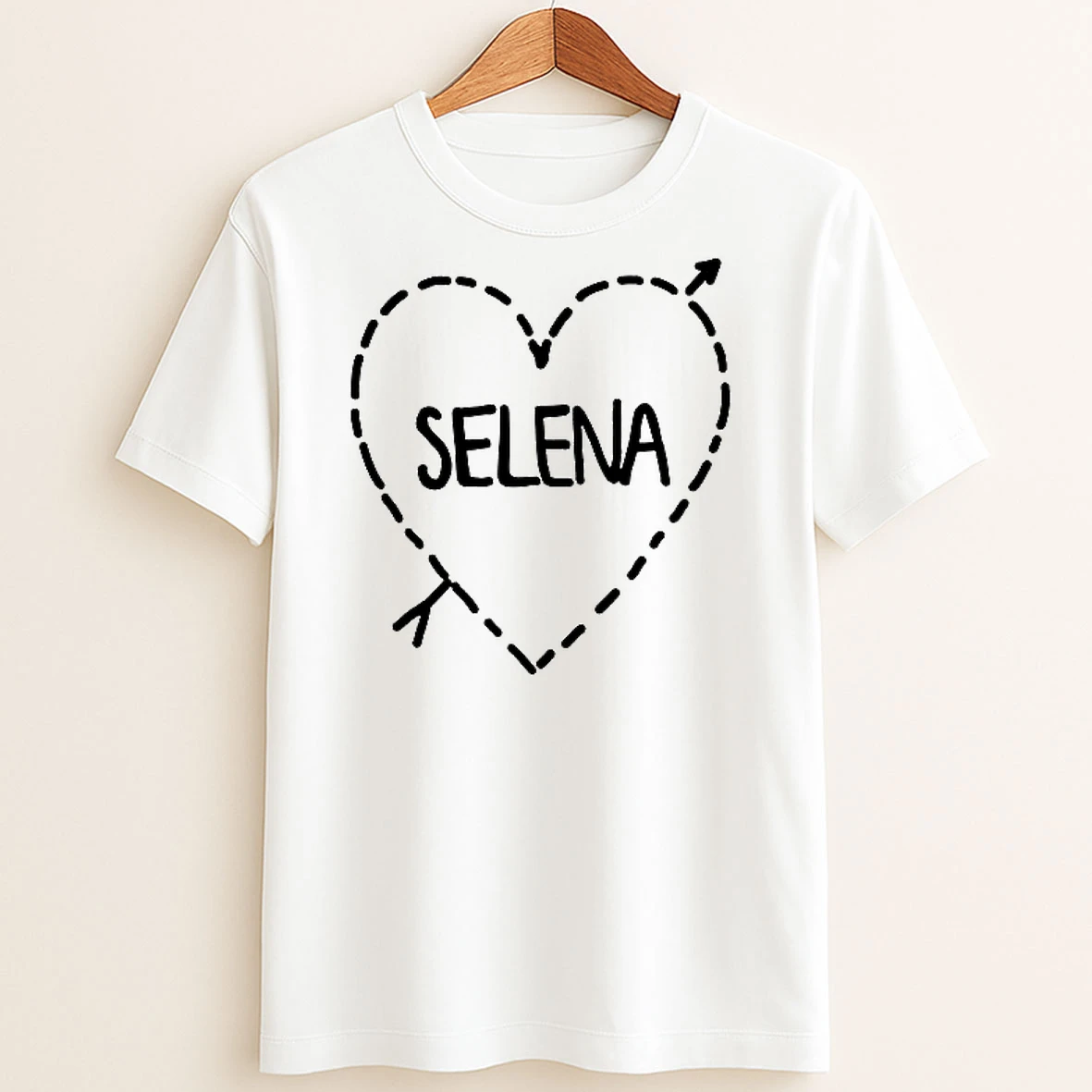 Original Selena Gomez Pierced Heart T Shirt Sweater