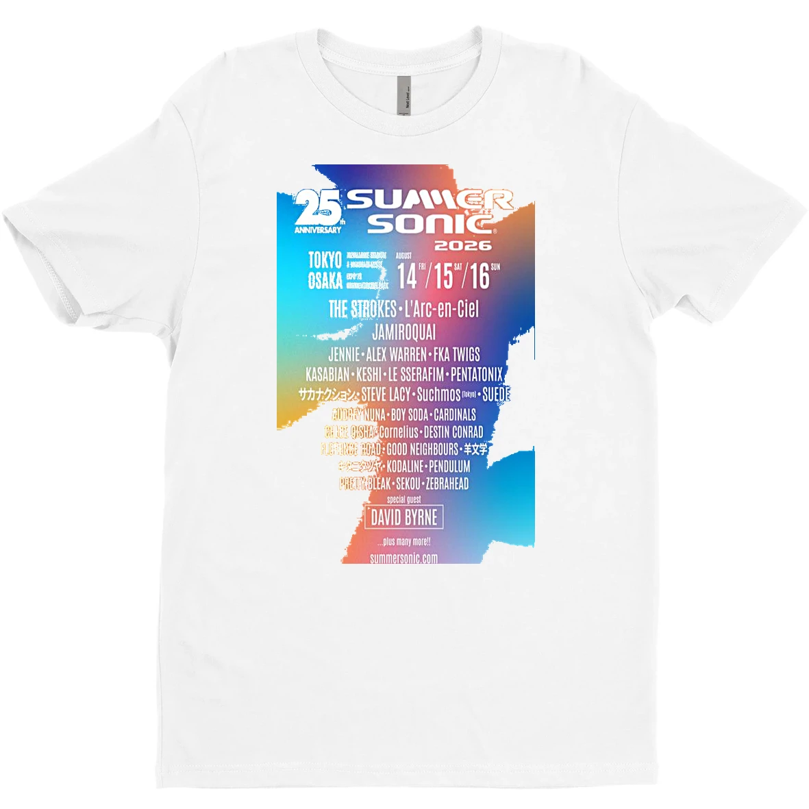 Original Summer Sonic August 14 16 2026 Tokyo Osaka T Shirt Sweater