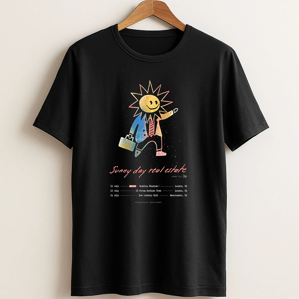 Original Sunny Day Real Estate Summer Tour July 2026 T Shirt Sweater